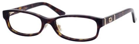 gucci reading glasses - gg3527 u/f havana /-gg3527ufisk150